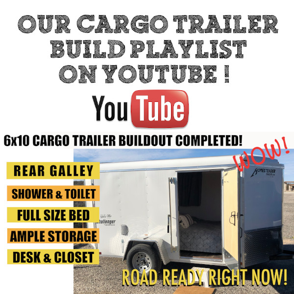 Our Cargo Trailer Conversion!