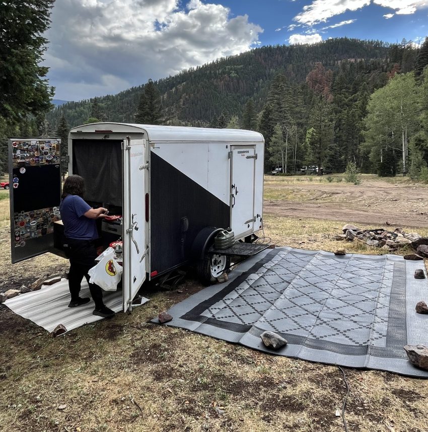 Cargo Trailer Camping
